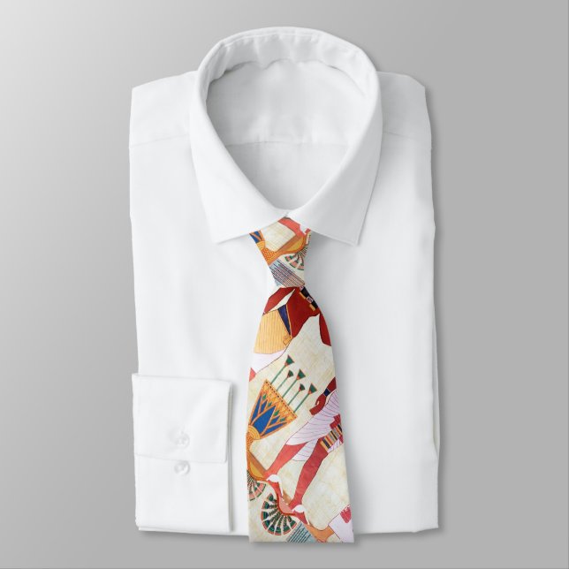 Egyptiskt Royal Papyrus Neck Tie Slips (Bunden)
