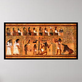 Egyptiskt Royal Papyrus Poster