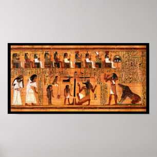 Egyptiskt Royal Papyrus Poster