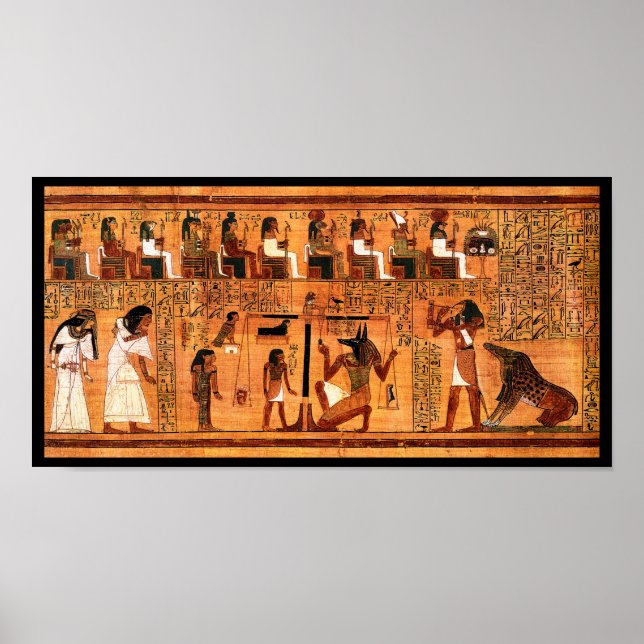 Egyptiskt Royal Papyrus Poster (Framsidan)