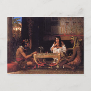 Egyptiskt schack vykort