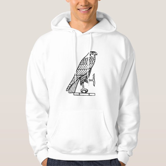 Egyptiskt symbol: Falk Hoodie (Framsida)