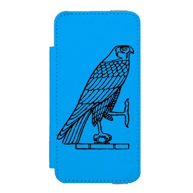 Egyptiskt symbol: Falk Incipio iPhone Wallet Skal (Folio Framsidan)
