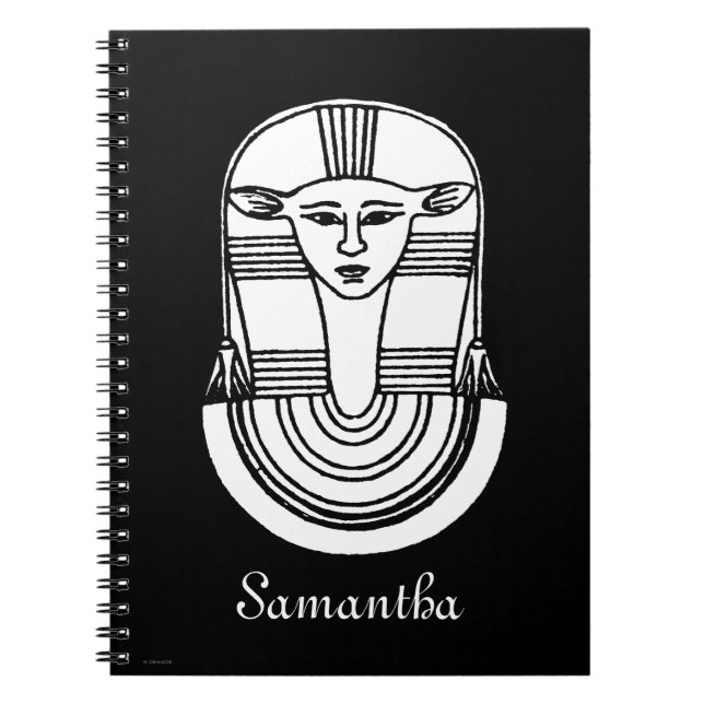 Egyptiskt symbol: Hathor Anteckningsbok (Framsidan)