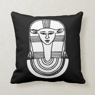 Egyptiskt symbol: Hathor Kudde