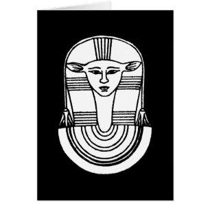 Egyptiskt symbol: Hathor OBS Kort