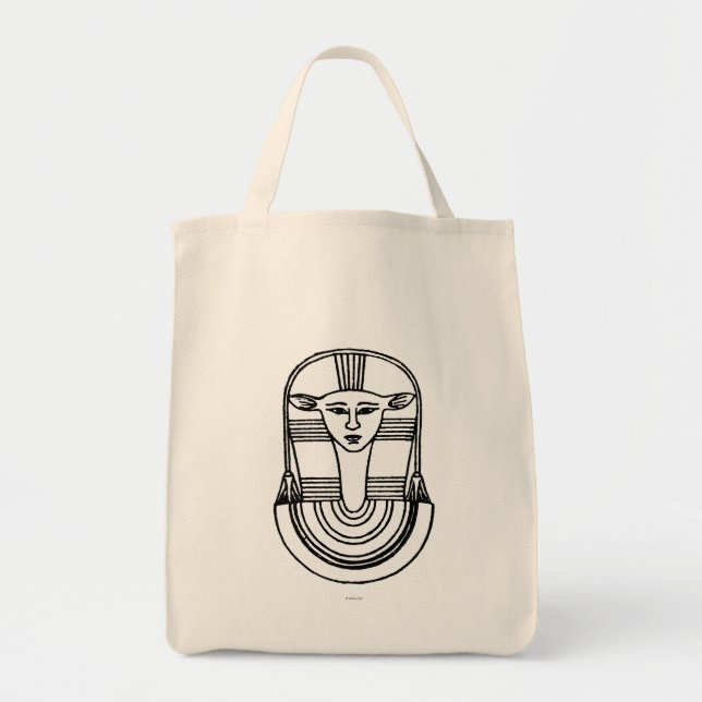 Egyptiskt symbol: Hathor Tygkasse (Framsidan)