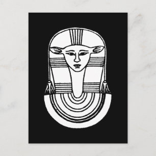 Egyptiskt symbol: Hathor Vykort