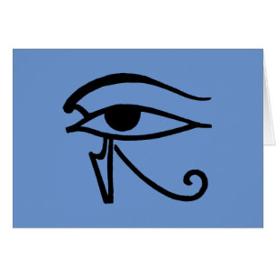 Egyptiskt symbol: Utchat OBS Kort