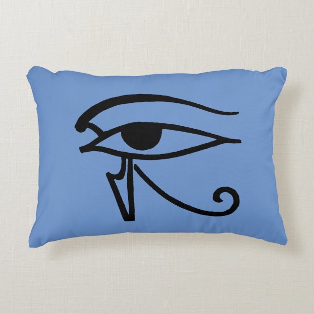 Egyptiskt symbol: Utchat Prydnadskudde (Framsidan)