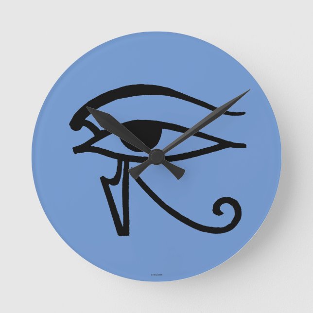 Egyptiskt symbol: Utchat Rund Klocka (Framsida)
