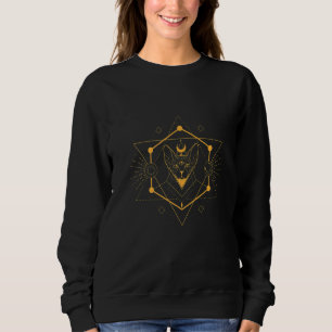 Egyptologi Bastet Symbol Kemetisk Egyptisk T Shirt