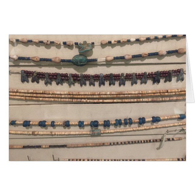 Egyptologyhalsband Hälsningskort (Framsidan Horizontal)