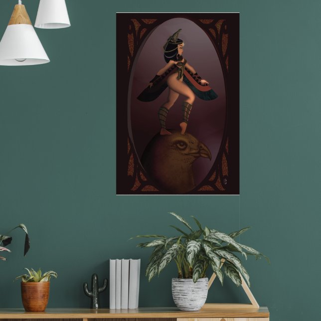 Egytisk MAAT - Anime-stil Poster (Vardagsrum 1)