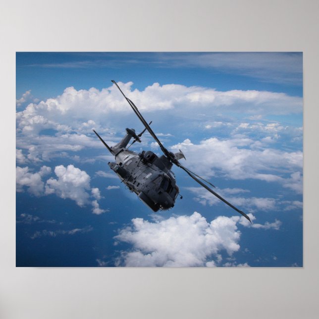 EH101 Merlin Helicopter Poster (Framsidan)