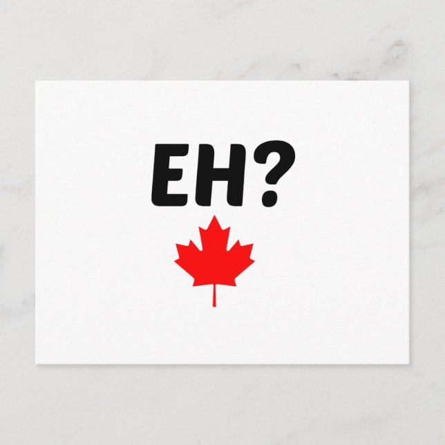 EH CANADA MAPPLE LÖV VYKORT (Framsida)