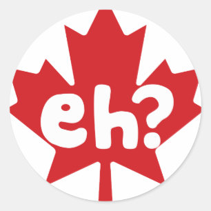 Eh Canadian Pride Runt Klistermärke