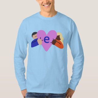 EH Compassion Logotyp Långärmad T-shirt Light Blue