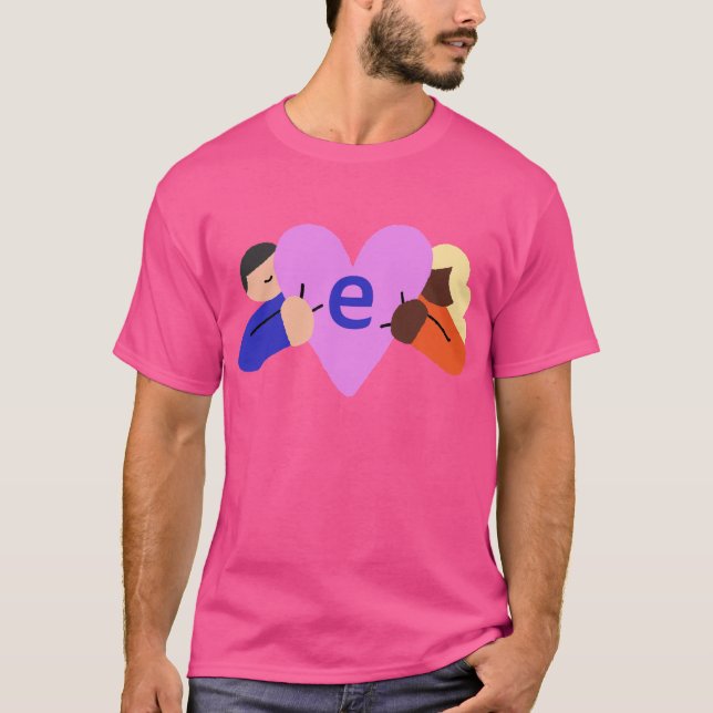 EH Compassion Logotyp T-shirt Rosa (Framsida)