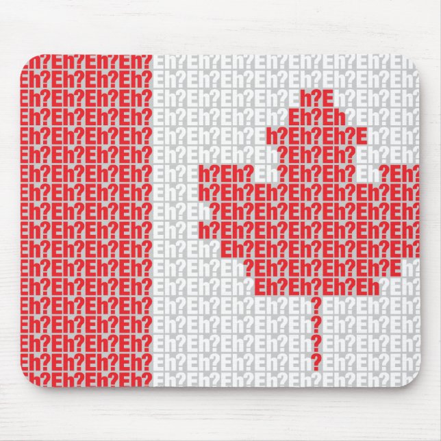 Eh? Flagga Mousepad Musmatta (Framsidan)