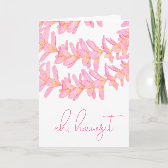 Eh, Howzit Tack Kort (Framsida)