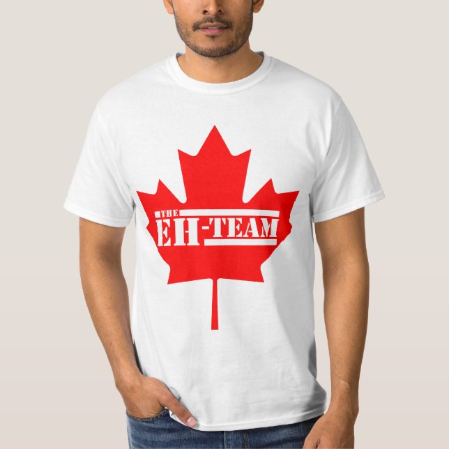 Eh lagKanada lönnlöv Tee Shirt (Framsida)