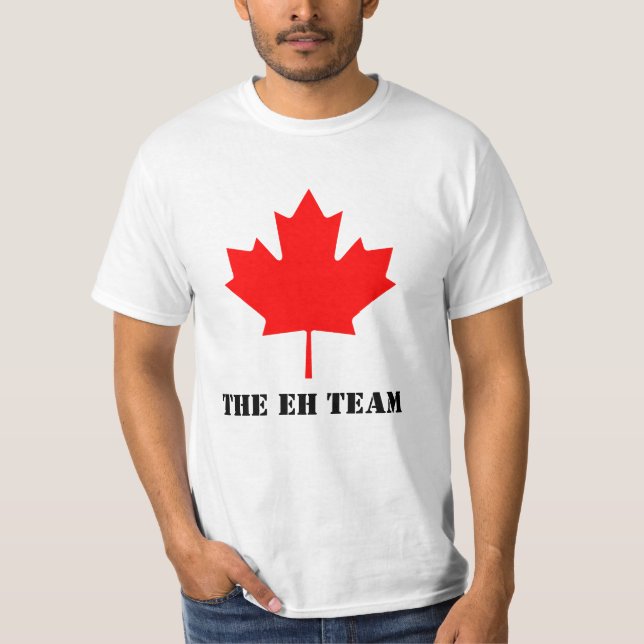 Eh lagkanadensareskjortan tee (Framsida)