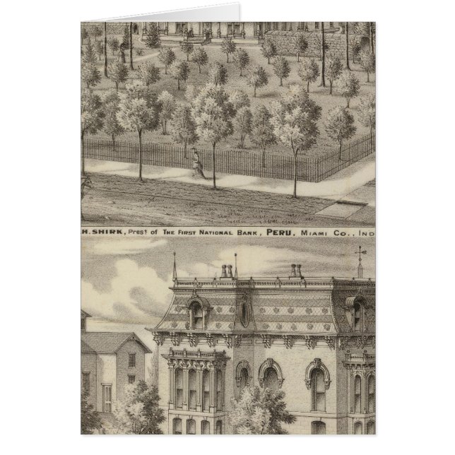 EH Shirks hemvist Hälsningskort (Framsidan)