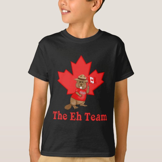 Eh Team Beaver Tee Shirt (Framsida)