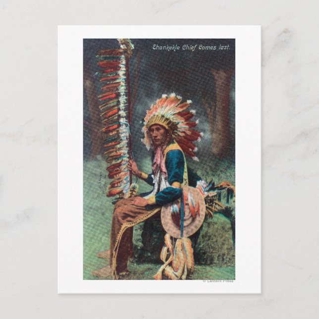 Ehankekle Chief Porträtt Vykort (Framsida)