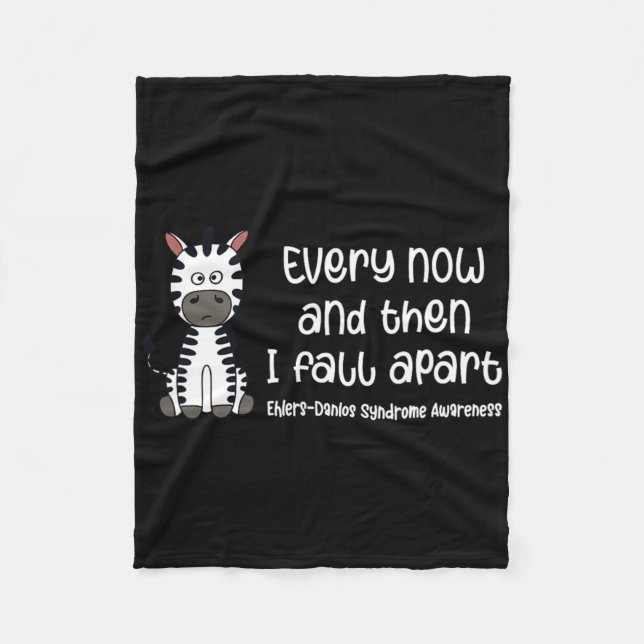 Ehlers Danlos Awareness - ibland nu och sen slutar Fleecefilt (Framsidan)