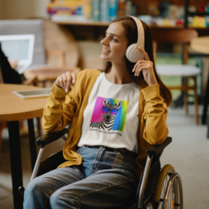 Ehlers Danlos Awareness Zebra T-Shirt