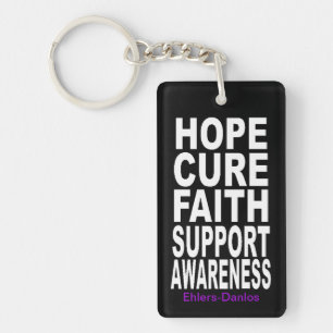 Ehlers Danlos medvetenhet Keychains