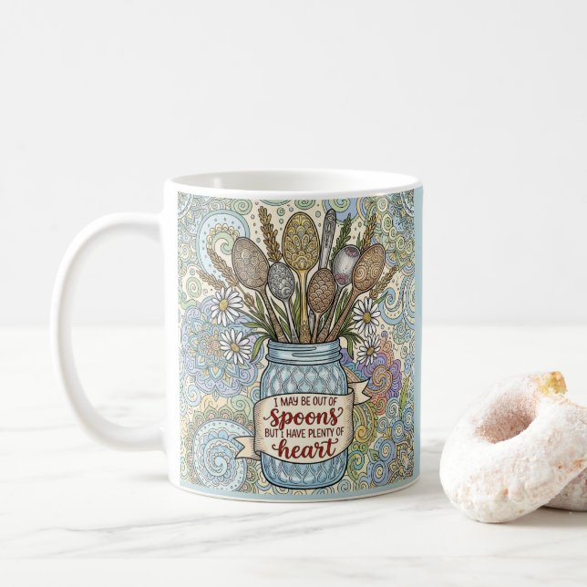 Ehlers Danlos Spoonie Personalized Mug Kaffemugg (Med munk)