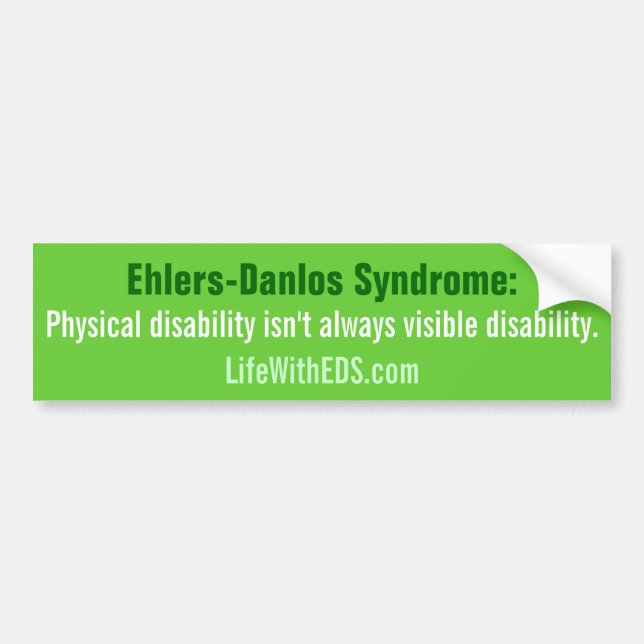 Ehlers-Danlos syndrom (EDS)bildekal Bildekal (Framsidan)