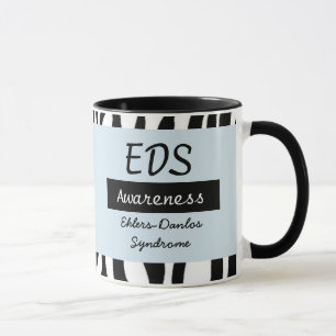 Ehlers-Danlos syndrom EDS-medvetandehöjande Kaffe  Mugg