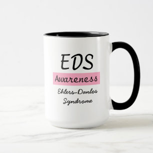 Ehlers-Danlos syndrom EDS-medvetandehöjande Kaffe  Mugg