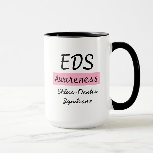 Ehlers-Danlos syndrom EDS-medvetandehöjande Kaffe  Mugg (Höger)