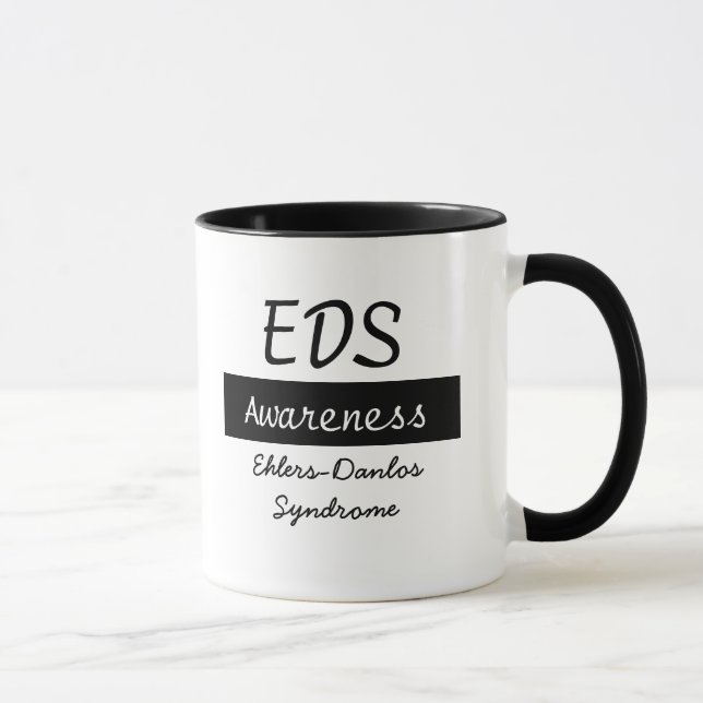 Ehlers-Danlos syndrom EDS medvetenhet Kaffe Mugg (Höger)
