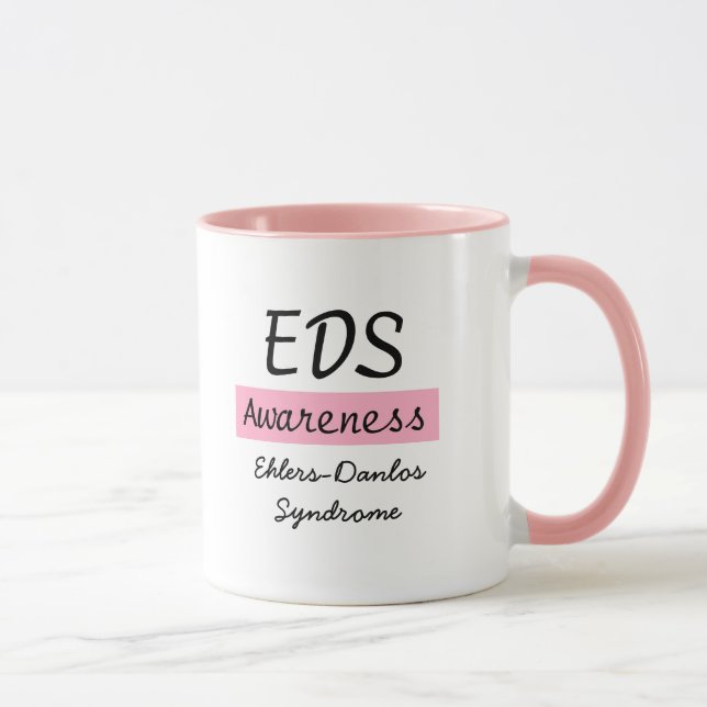 Ehlers-Danlos syndrom EDS medvetenhet Kaffe Mugg (Höger)