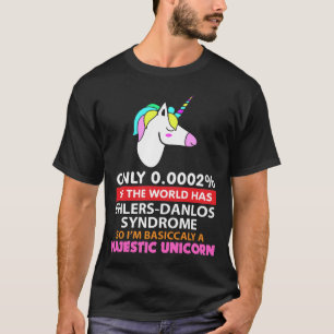 Ehlers Danlos syndrom - majestätisk Unicorn T Shirt