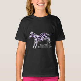 Ehlers Danlos syndrom med sebra T-shirt