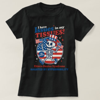 Ehlers-Danlos Syndrome 4:e juli Skeleton Cute T Shirt