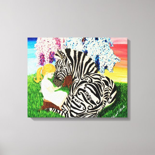 Ehlers Danlos Syndrome Awareness Art Canvastryck (Framsida)