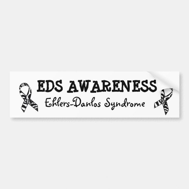 Ehlers-Danlos syndrome Awareness Bumper Sticker Bildekal (Framsidan)