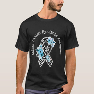 Ehlers Danlos Syndrome Awareness Eds Zibra Ribbon T Shirt