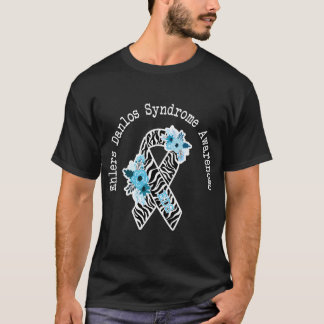 Ehlers Danlos Syndrome Awareness Eds Zibra Ribbon T Shirt