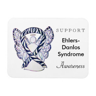 Ehlers-Danlos Syndrome Awareness Ribbon Magnets Magnet