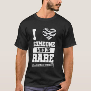 Ehlers Danlos Syndrome Black and White Awareness R T Shirt