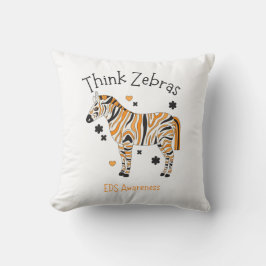 Ehlers Danlos Syndrome Cozy Zebra Throw Pillow Kudde